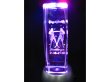 4X 3D Etched Gemini Crystal Art Ornament Figurine (image for) 4X 3D Etched Gemini Crystal Art Ornament Figurine