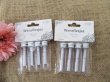 6Sheet x 4Pcs Glass Vial Wishing Bottle with Writing Paper