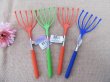 24Pcs Palm Shape Adjustable Length Scratch Back Tool Mixed Color