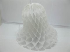 (image for) 10X White Wedding Honeycomb Bells Hanging Wedding Decoration20CM