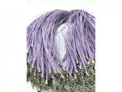 100 Purple Multi-stranded Waxen Strings For Necklace