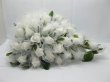 (image for) 1X Artificial Ivory Rose Wedding Bridal Teardrop Bouquet