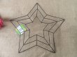 (image for) 24X Star Wreath Ring Frame Base Wire Ring DIY Decoration Craft