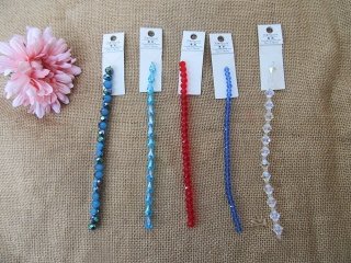 12Strand Various Design Glass Crystal Beads Unfinished Bracelet