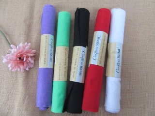 36Rolls Felt Roll Fabric Mixed Color 29.8x121.9cm