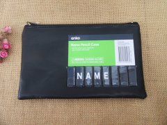 (image for) 6Pcs New Black Customized Name Pencil Case