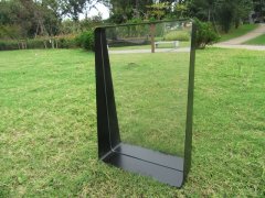 (image for) 1X Fashion Wall Mount Free Standing Makeup Mirror 75x45cm