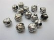 (image for) 1300Pcs 10mm Silver Plated Knot Loose Beads Finding