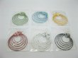 (image for) 120Pairs New Classic Fashion Multi Hoop Earrings Mixed Color