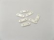 1000 Silver Spacer Bars 2 Hole 11mm Connector Jewellery Finding (image for) 1000 Silver Spacer Bars 2 Hole 11mm Connector Jewellery Finding
