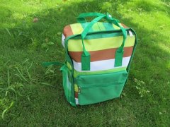 (image for) 1Pc New Green School Bag Tote Hand Bag Backpack Bag