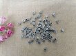 (image for) 250g (900Pcs) Silvery Alphabet Letter Cube Beads 7x7mm