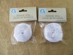 (image for) 6Pcs Fastener Strip Sewing Binding Wrap Hook&Loop Strap 20mm