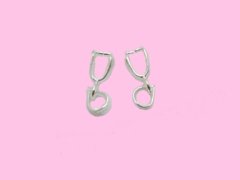 (image for) 10pcs 925.Sterling silver Snap on bail for Pendants 5X12mm