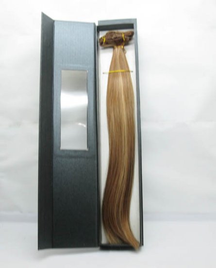 20Pcs New Long Straight Hair Extensions 42cm Long - Click Image to Close