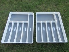 (image for) 1X Cutlery Tray Utensil Drawer Insert Kitchen Organizer Divider