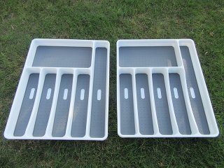 1X Cutlery Tray Utensil Drawer Insert Kitchen Organizer Divider