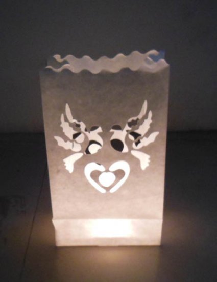 10X Doves Candle Bag Lantern Bags Wedding Party Favor wholesale - Click Image to Close