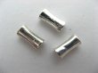 (image for) 50pcs Metal Smooth Tube Spacer Beads yw-ac-mt1