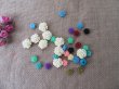 150g Flower Etc Design Plastic Beads DIY Accessories Mixed (image for) 150g Flower Etc Design Plastic Beads DIY Accessories Mixed