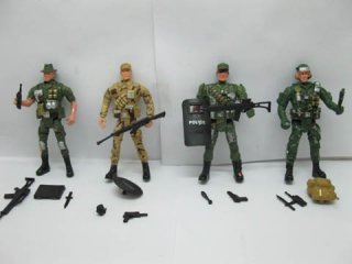 1Sheet X 20sets (20Sets) Military Army Soldier Figure w/Weapon