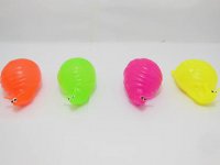 12 Funny Squishy Vivid Snail Sticky Toy Mixed Color