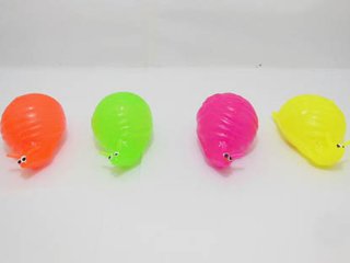 12 Funny Squishy Vivid Snail Sticky Toy Mixed Color