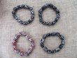 (image for) 10X Elastic Gemstone Beaded Bracelet 7cm Dia. Assorted