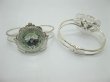 12 New Clear Transparent Bangles with Rhinestone (image for) 12 New Clear Transparent Bangles with Rhinestone