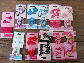 1Sheet Girl's Hair Bands Hair Clip Elastic Hair Ties New