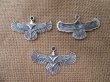 16Pcs Alloy Large Vivid Eagle Beads Charms Pendants
