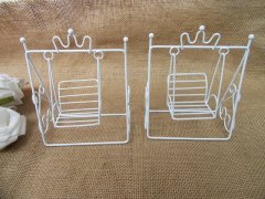 (image for) 10Pcs White Miniature Swing Table CenterPiece Wedding Supplies