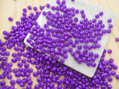 (image for) 3000Pcs Flat Round Faceted Spacer Beads 6x4mm - Purple