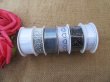 (image for) 6Packs x 6Rolls Decorative Ribbon Art Craft Project Making Grey 