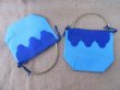 12Pcs Kids Plain Blue Non-woven Reusable Shopping Bag (image for) 12Pcs Kids Plain Blue Non-woven Reusable Shopping Bag