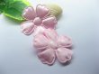 500 Pink Ribbon Padded Flower Embellishments Trims jew-r168 (image for) 500 Pink Ribbon Padded Flower Embellishments Trims jew-r168