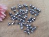 450g (Approx 320pcs) Grey Rondelle Faceted Crystal Beads 12mm