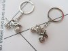 48Pcs New Motorcycle Key Rings/Keychains