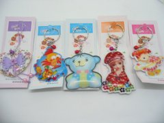 60 Assorted Plastic Cartoon key rings 60 Assorted Plastic Cartoon key rings