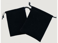 50Pcs Black Velvet Drawstring Gift Jewelry Pouches 20x15cm 50Pcs Black Velvet Drawstring Gift Jewelry Pouches 20x15cm