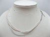 100 Milky White Multi-string Waxen & Ribbon For Necklace 100 Milky White Multi-string Waxen & Ribbon For Necklace