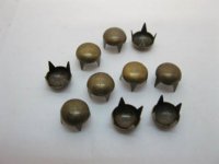 500Pcs Bronze Brass Dome Studs 7x7mm Leather Craft