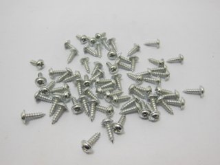 700Pcs Nickle Plated Cross Screw Nail 3x10mm