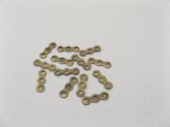 1000 Bronze Spacer Bars 3 Hole 10mm Connector Finding 1000 Bronze Spacer Bars 3 Hole 10mm Connector Finding