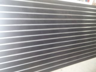 1X Slatwall Panels 14 Aluminum Channel Inserts:122x244cm - Black