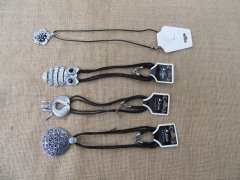 12Pcs Butterfly Gecko Owl Flower Etc Pendant Necklace 50cm long 12Pcs Butterfly Gecko Owl Flower Etc Pendant Necklace 50cm long