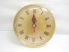 10Pcs Golden Edged Clock Face with Movement