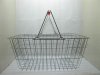 2Pcs Metal Wire Convenient Shopping Basket 24 Liters