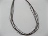 100 Brown Multi-stranded Waxen Strings For Necklace