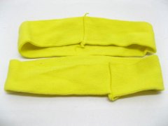 1 Yellow Elastic Ponytail Hair Tie Bands